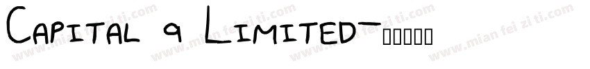 Capital 9 Limited字体转换
